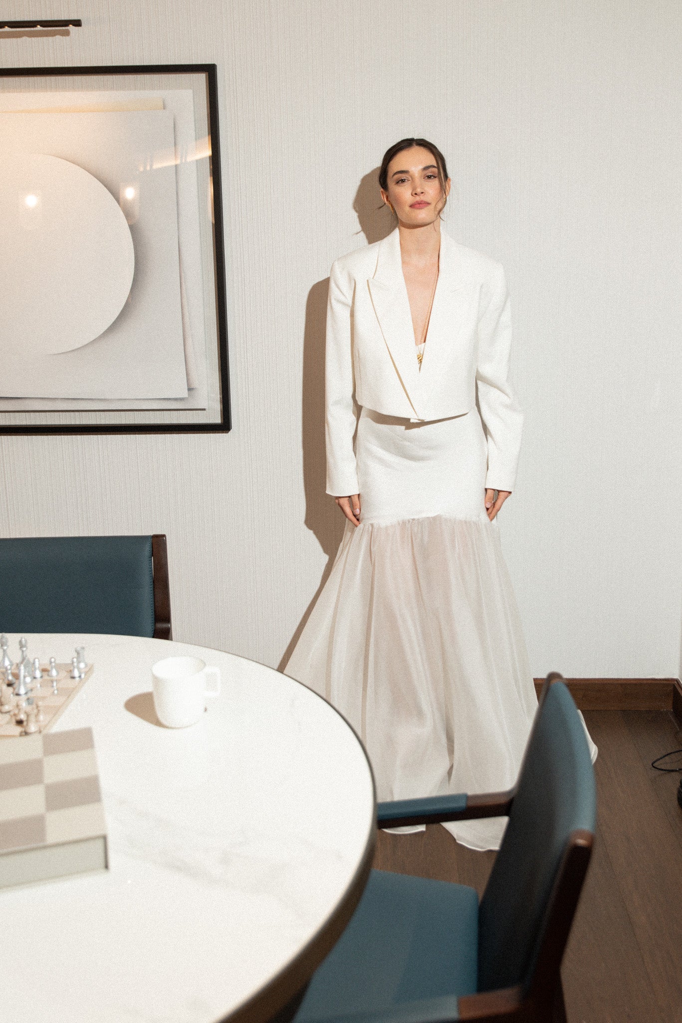 Svatební sako REINA CROP